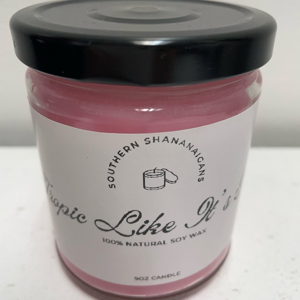Southern Shananigan's Pink Soy Candle